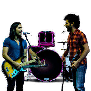 Rock Band Singing PNG xbr25 PNG with transparent background