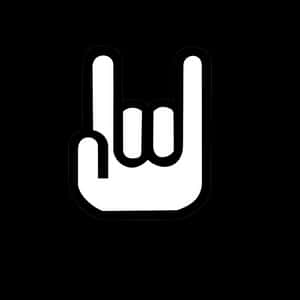 Rock Hand Sign Icon PNG image with transparent background