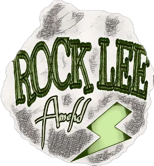 Rock Lee Anime Logo PNG Image