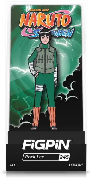 Rock Lee Figpin Packaging PNG Image