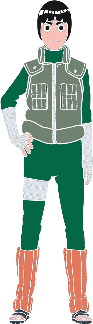 Rock_ Lee_ Naruto_ Character PNG Image