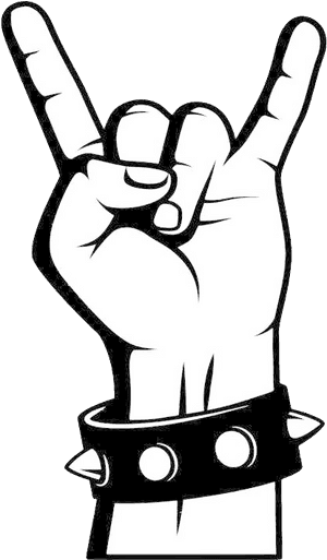 Punk Rock Png - Mano Rockera Png, Transparent Png PNG image with transparent background