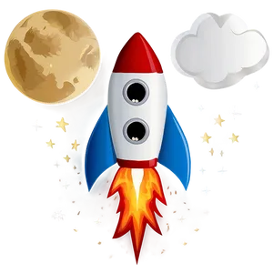 Rocket In Space Clipart Png Gxt PNG Image