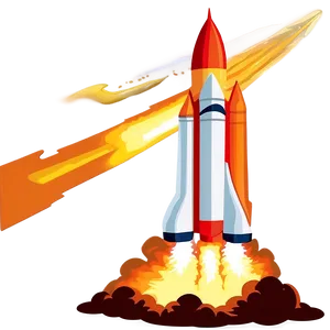 Rocket Launch Night Png Qtq PNG Image