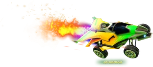 Rocket League Aftershock Boost PNG Image