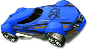 Rocket League Hot Wheels Blue Car PNG Image