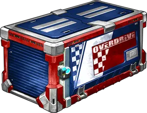 Rocket League Overdrive Crate PNG Image