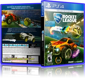 Rocket League P S4 Collectors Edition Cover PNG Image