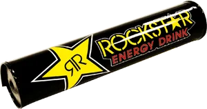 Rockstar Energy Drink Can Angled View PNG Image