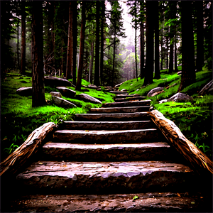 Rocky Mountain Path PNG ecd PNG with transparent background