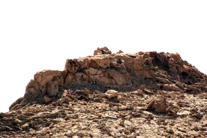 Rocky_ Outcrop_ Against_ Dark_ Background.jpg PNG Image