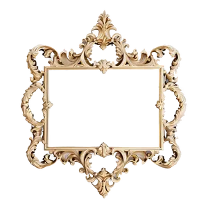 Rococo Ornate Frame Png Gvh PNG Image