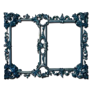 Rococo Ornate Frame Png Txt46 PNG Image