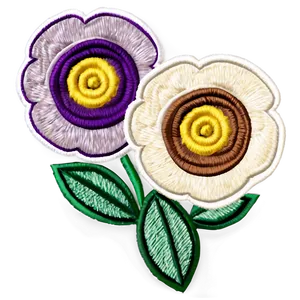 Rolled Flower Embroidery Template Png Nyd35 PNG Image