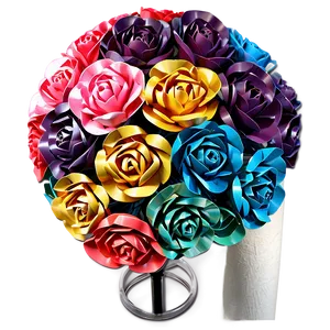 Rolled Flower Lampshade Enhancement Png 06282024 PNG Image