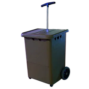 Rolling Bin Orange Png 57 PNG Image