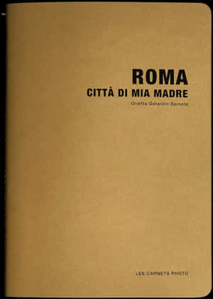Roma Citta Di Mia Madre Notebook Cover PNG image with transparent background