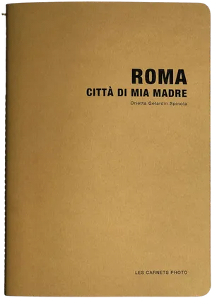 Roma Citta Di Mia Madre Notebook Cover PNG Image