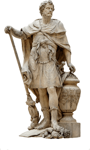 Hannibal Slodtz Louvre Mr2093 - Rome Hannibal, HD Png Download PNG image with transparent background