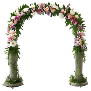 Romantic Floral Altar Png Ayx PNG Image