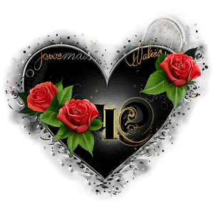 Romantic Happy Valentines Text PNG qgl91 PNG with transparent background