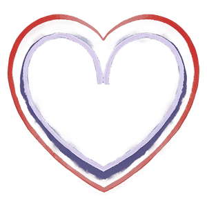 Romantic Heart Outline PNG 05252024 PNG