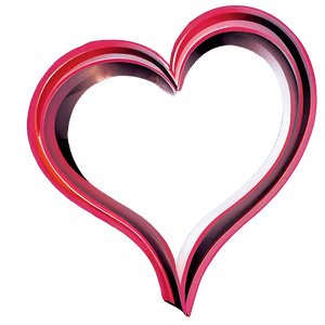 Romantic Heart Outline PNG ggw16 PNG