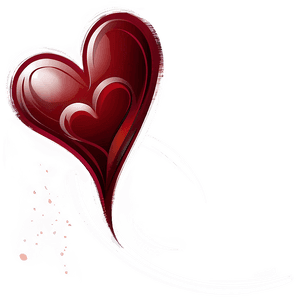 Romantic Heart Sketch PNG 06202024 PNG