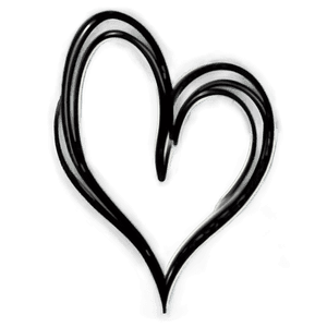 Romantic Heart Sketch PNG 48 PNG