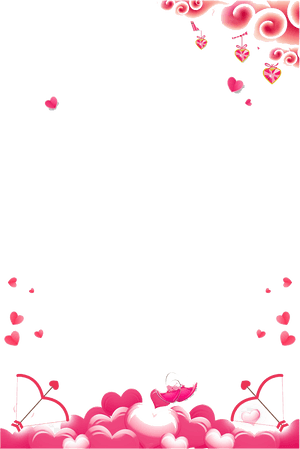 Valentines Day Border Png Image - जा पगली तेरी क्या औकात नगर से दील लगाने की, Transparent Png PNG