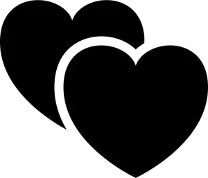 Romantic Hearts Vector PNG Image