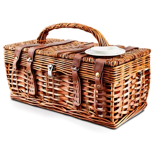 Romantic Picnic Basket Png Quu PNG Image