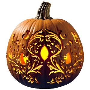 Romantic Pumpkin Carving Ideas PNG iyd PNG with transparent background