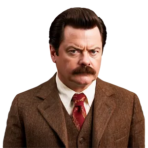 Ron Swanson Avatar Png Oqg PNG Image