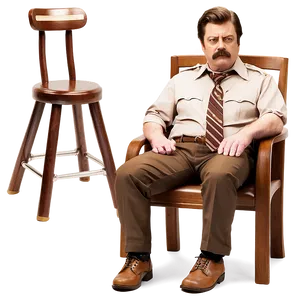 Ron Swanson Chair Png 35 PNG Image