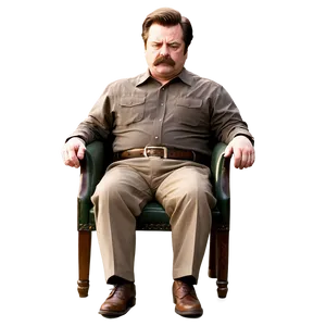 Ron Swanson Chair Png Aeu97 PNG Image