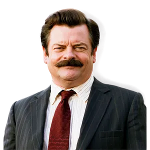 Ron Swanson Grin Png Hba PNG Image