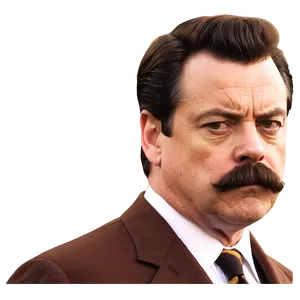 Ron Swanson Silhouette Png Ljj PNG Image