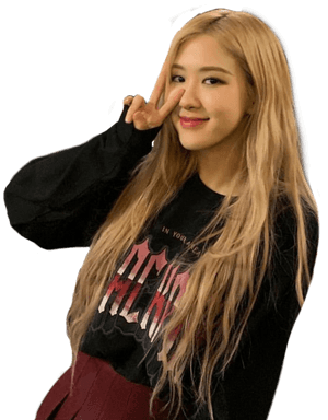 #rose #blackpink 🎶🎶 #queen 💛💛🐻🐻👑💜🍑🍑🍑❣❣ - Rose Blackpink Png Transparent, Png Download PNG image with transparent background