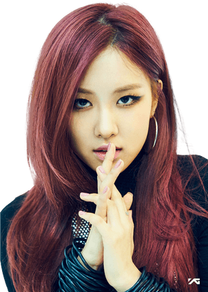 Rose Blackpink Red Hair, HD Png Download PNG image with transparent background