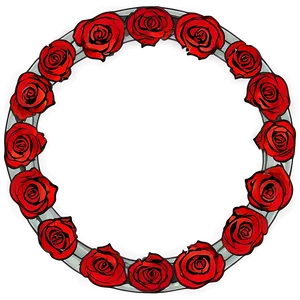 Rose Circle Png 12 PNG Image