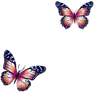 Rose Gold Butterfly Background Png 06282024 PNG Image