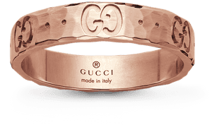 Gucci Jewelry Icon Ring - Gucci Ring Rose Gold, HD Png Download PNG image with transparent background