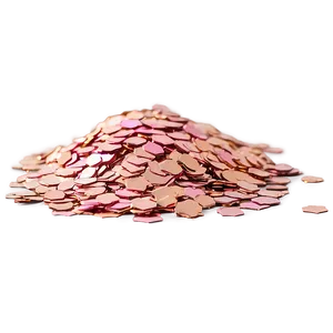 Rose Gold Glitter Confetti Png 24 PNG Image