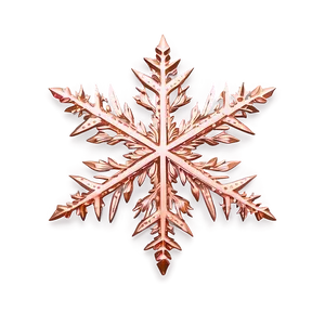 Rose Gold Glitter Snowflakes Png Yxs PNG Image