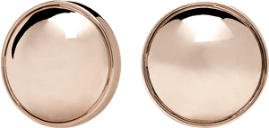 Rose Gold Earrings Png, Transparent Png PNG