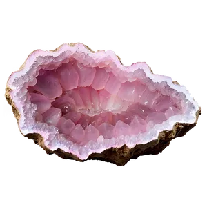 Rose Quartz Geode Druzy Png Hem61 PNG Image