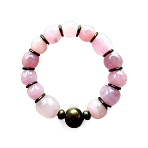 Rose Quartz Healing Bracelet Png Kqp18 PNG Image