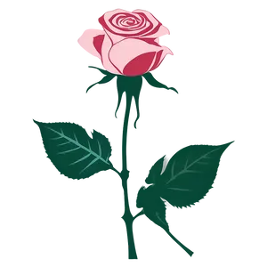 Rose Silhouette Clipart Png 2 PNG Image