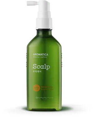 Rosemary Scalp Root Enhancer Bottle PNG Image